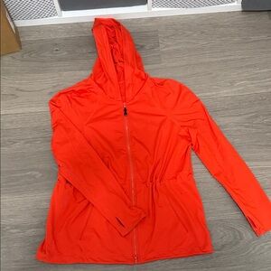 Zella Bright Orange Hooded  Jacket